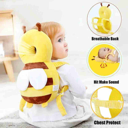 Adjustable Infant Head Protection Pillow with Soft Memory Foam Cushioning and Breathable Mesh Design