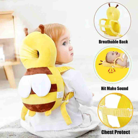 Adjustable Infant Head Protection Pillow with Soft Memory Foam Cushioning and Breathable Mesh Design