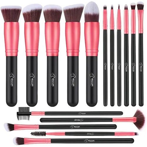 16-piece high-quality makeup brush set for women and beginners in Qatar