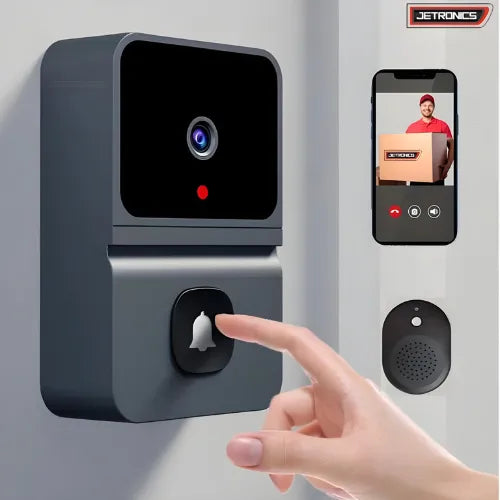 smart wireless mini door bell camera for home security